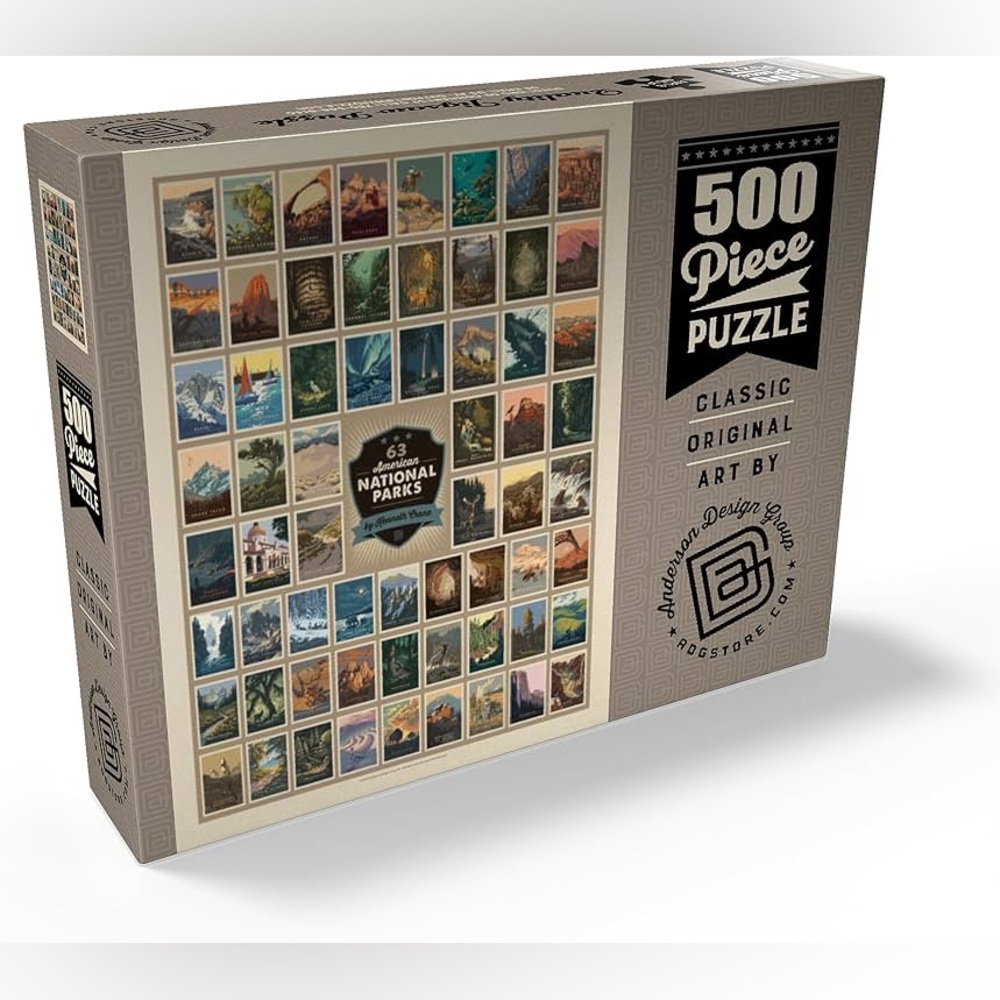 63 American National Parks Premium 500 Piece Puzzle
